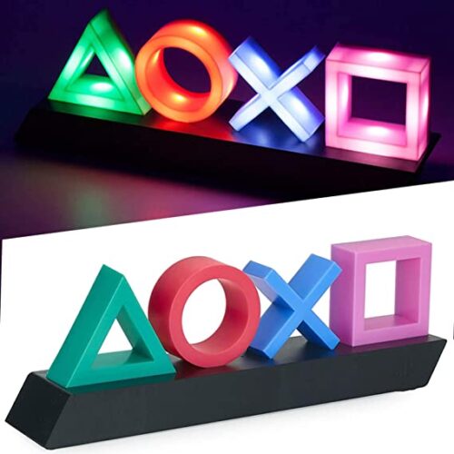 Game Icon Lamp Desk Setup Lighting Decor Atmosphere Neon Dimmable Bar Club KTV Wall Decoration Commercial Colorful Night Light