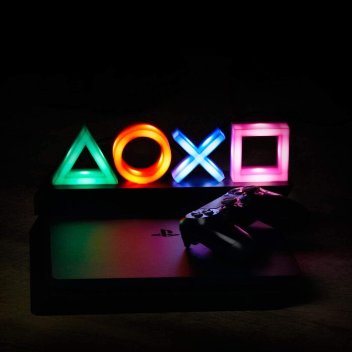 Game Icon Lamp Desk Setup Lighting Decor Atmosphere Neon Dimmable Bar Club KTV Wall Decoration Commercial Colorful Night Light