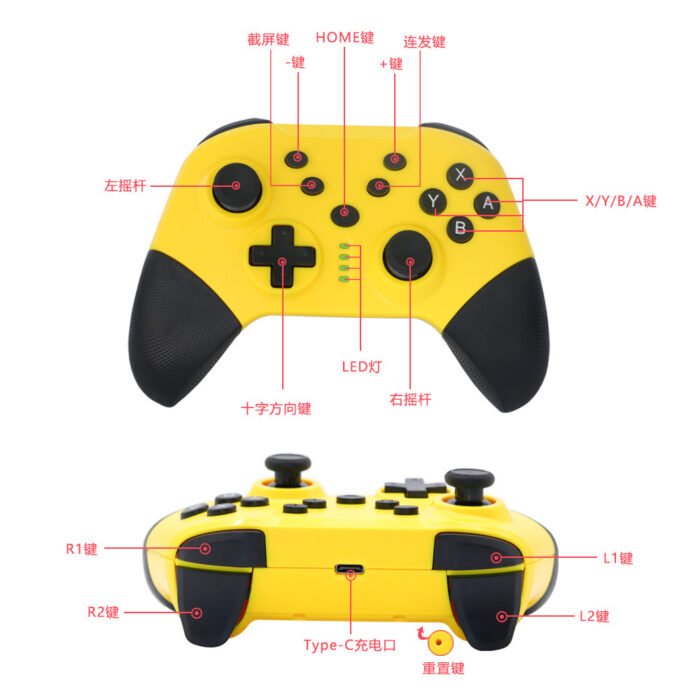 NS20 bluetooth gamepad for switch ps3 pc