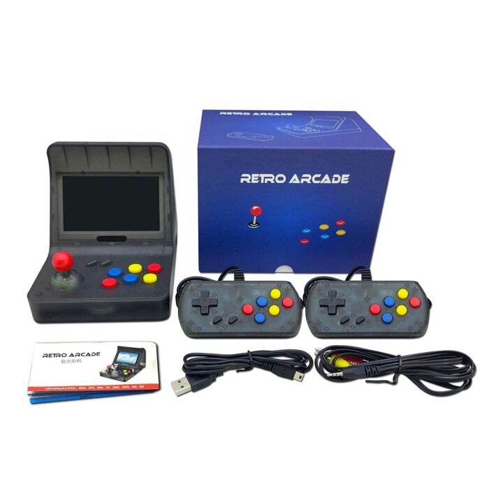 Retro arcade classical game box