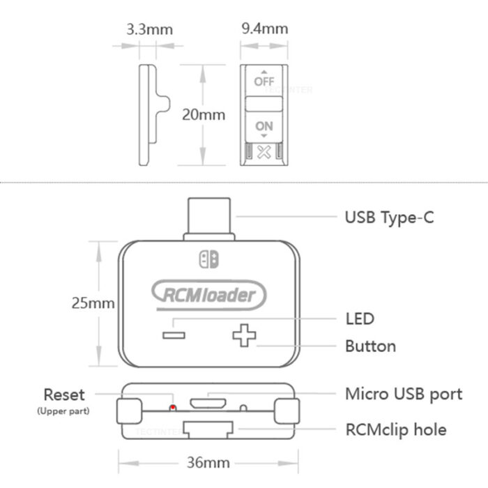 V5 RCM Loader Auto Clip Jig Tool Dongle Kit