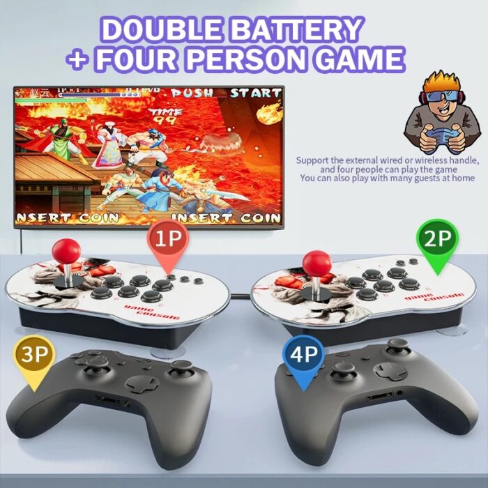 M9 dual rocker game console for TV