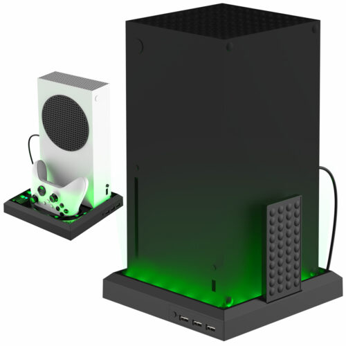 Suitable for XBOX series vertical glowing base RGB lighting effect