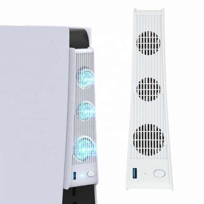 For PS5 USB External Host Cooling 3-Fan