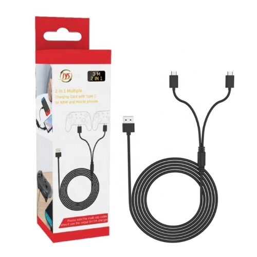 2 In 1 Charger Charging Cord Cable