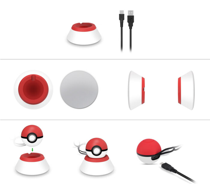 TNS-18123 For Switch Charging Holder Controller Pokeball