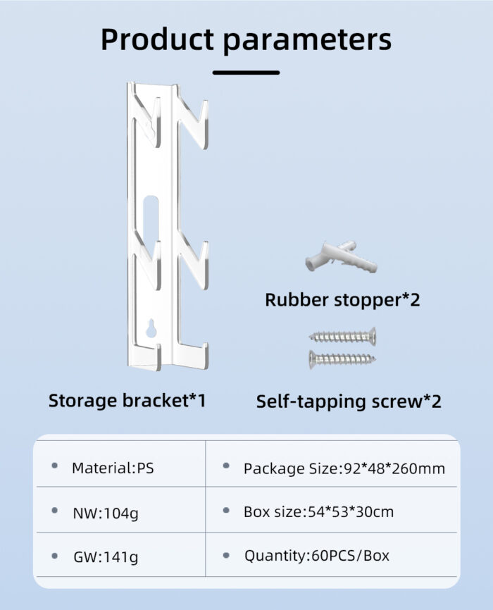 Wall Mount Storage Stand Controller Bracket Holder