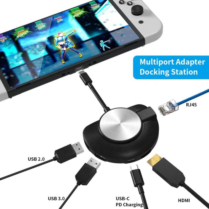 HDMI USB 2.0/3.0 Port Portable TV Dock Station Adapter Replacement