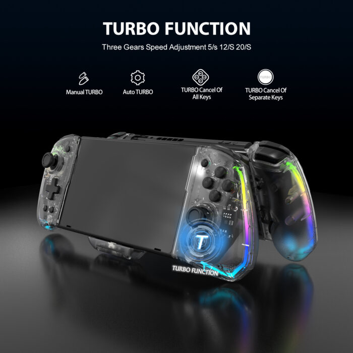 YS45 RGB Colorful Transparents For Switch Game Console