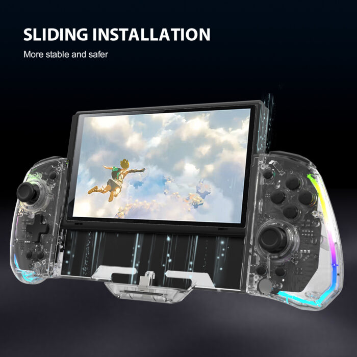 YS45 RGB Colorful Transparents For Switch Game Console