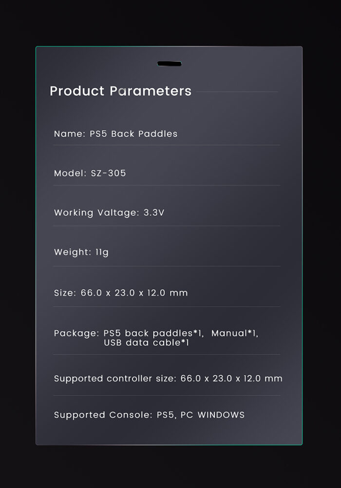 Programmable Attachment Back Button For PS5 Controller