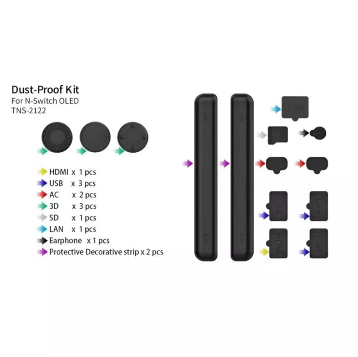 TNS-2122 For Switch OLED Game Console Dust Plug Set