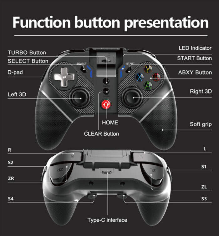 PG-9218 Bluetooth Wireless Controller Joystick