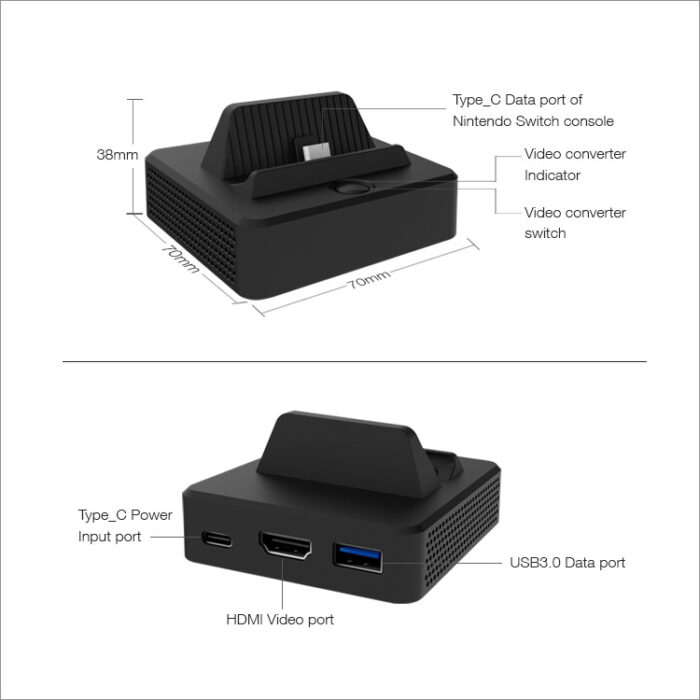 TNS-1828 USB 3.0 Port Portable TV Video Converter