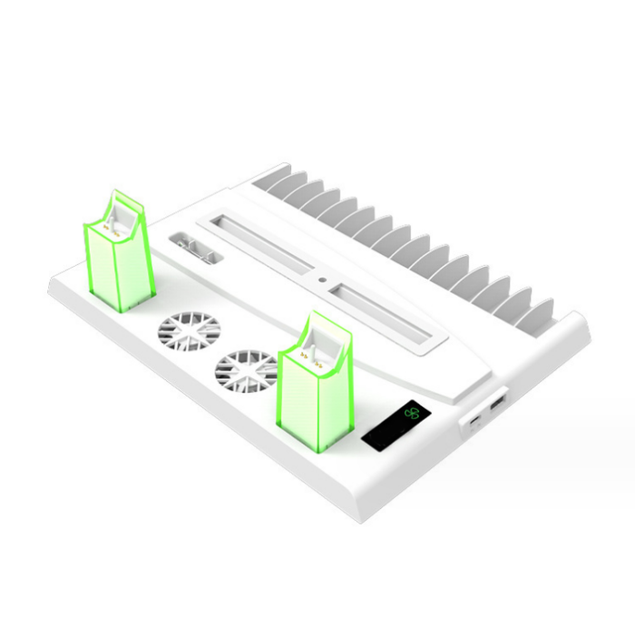 HBP-376 Vertical Cooling Fan Stand Controller Charging Station Dock