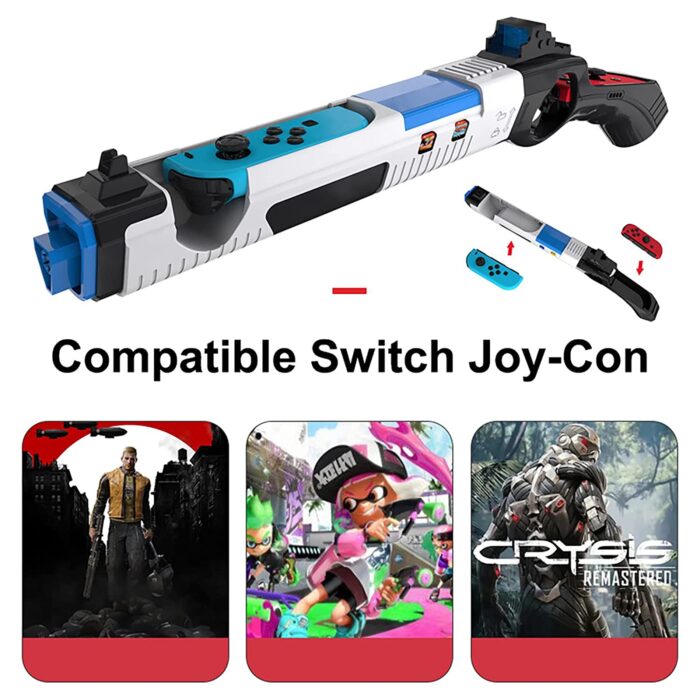 2023 New Game Gun for Switch/OLED Joy-Cons Grip