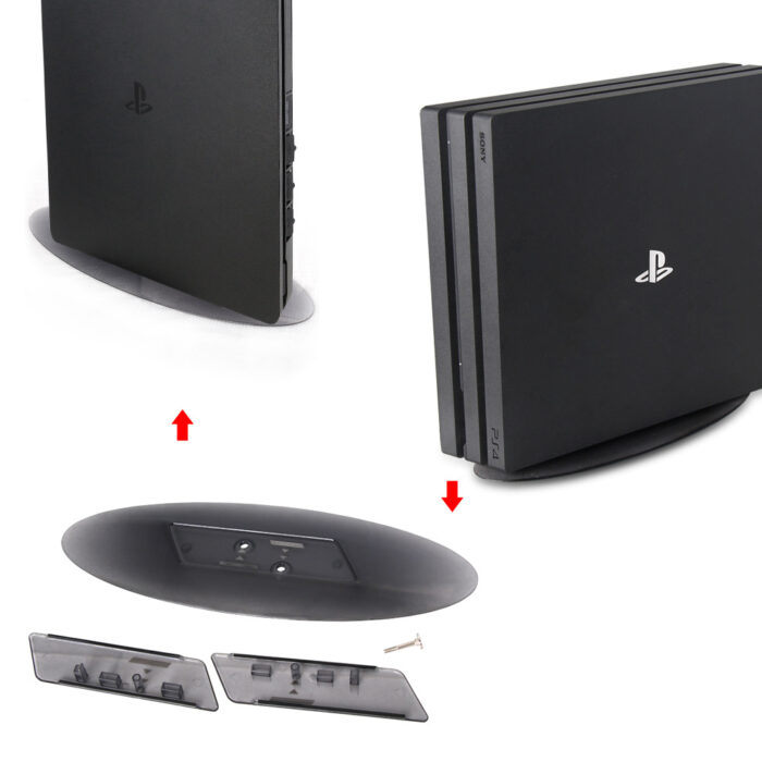 TP4-825 Holder For PS4 Transparent Game Console Stand Holder